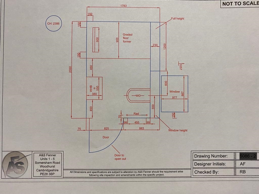 Our CAD Installation Plan view Drawing